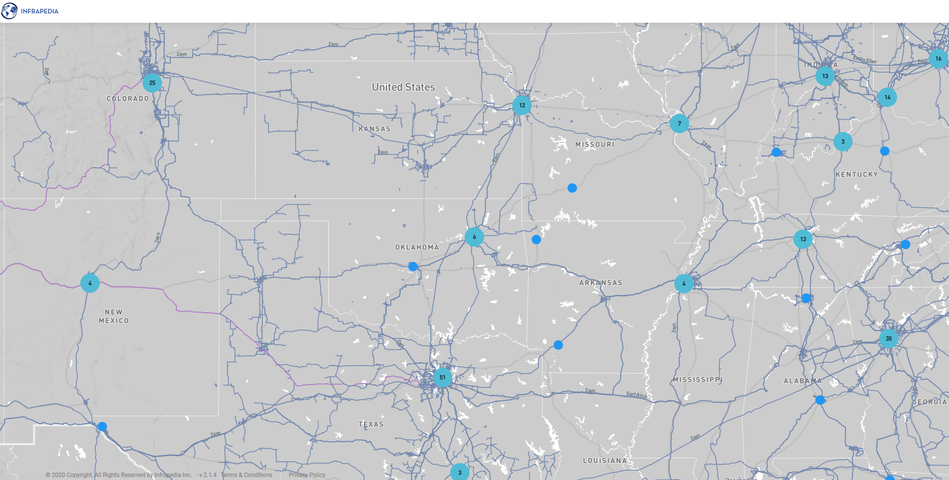 Internet Map Near Me Global Internet Infrastructure Map | Infrapedia